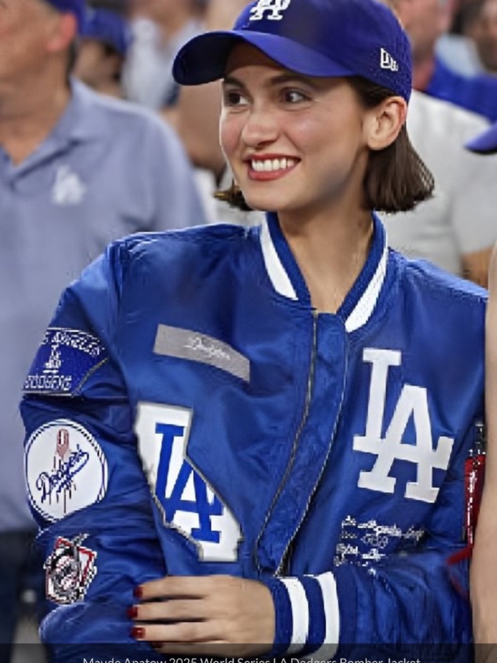 2025 World Series LA Dodgers Blue Bomber Jacket